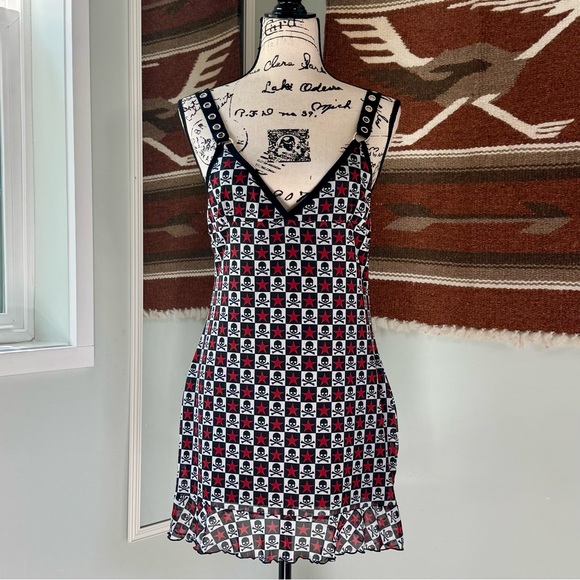 Dolls Kill Dresses & Skirts - Widow Antisocial Anthem Mesh Mini Dress from Dolls Kill